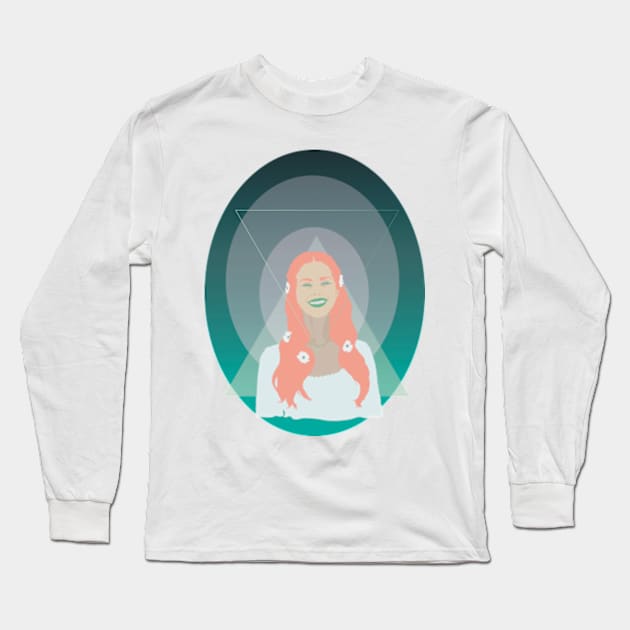 Lana Del Rey Long Sleeve T-Shirt by mult1pl4y